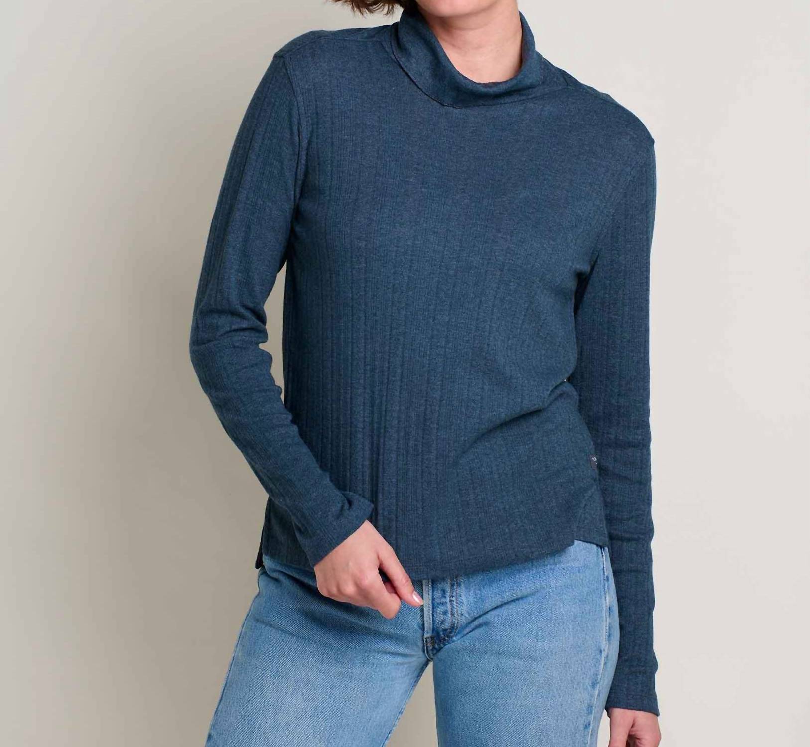 Toad&Co - Foothill Pointelle Long Sleeve Turtleneck Sweater