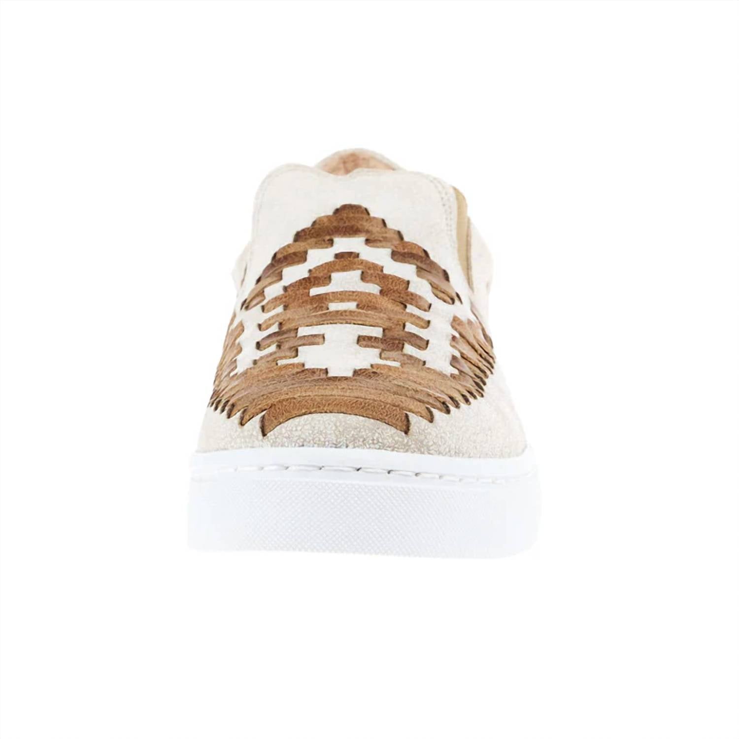 Agave Sky - Women's Dakota Leather Weaved Tennis Shoes