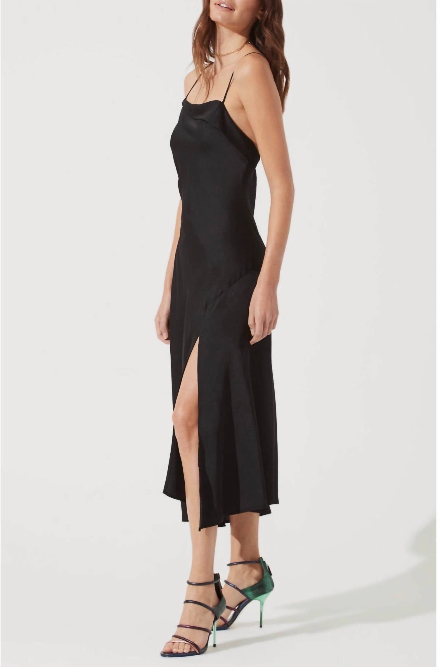 Astr - Cowl Slip Midi Dress