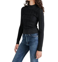 STEVE MADDEN Pamela Sweater in black - women's sweater - alternate view