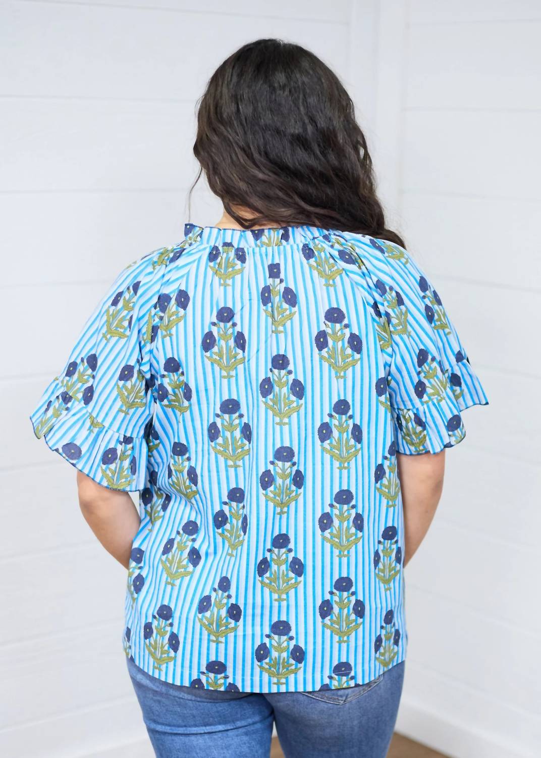 Layerz Clothing - Front-tie Bell Top