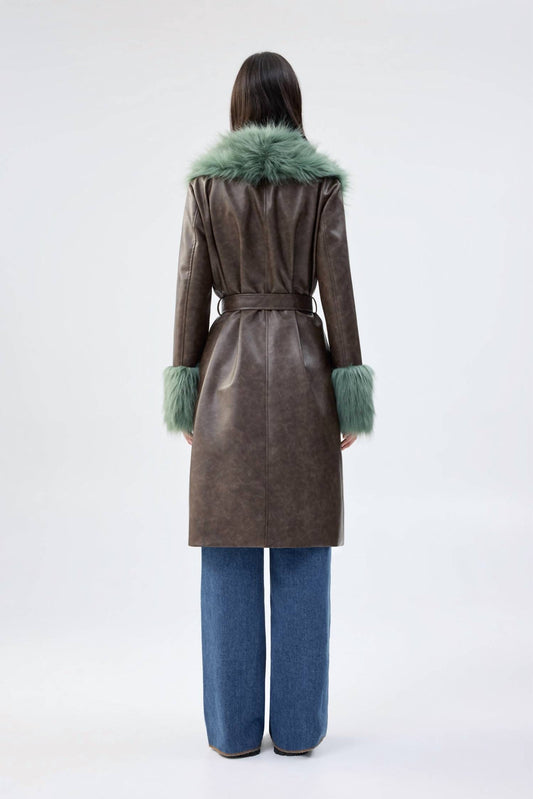 Unreal Fur - Empathy Faux-fur-trim Coat