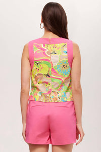 Trina Turk - Bev Sleeveless Cutout Top