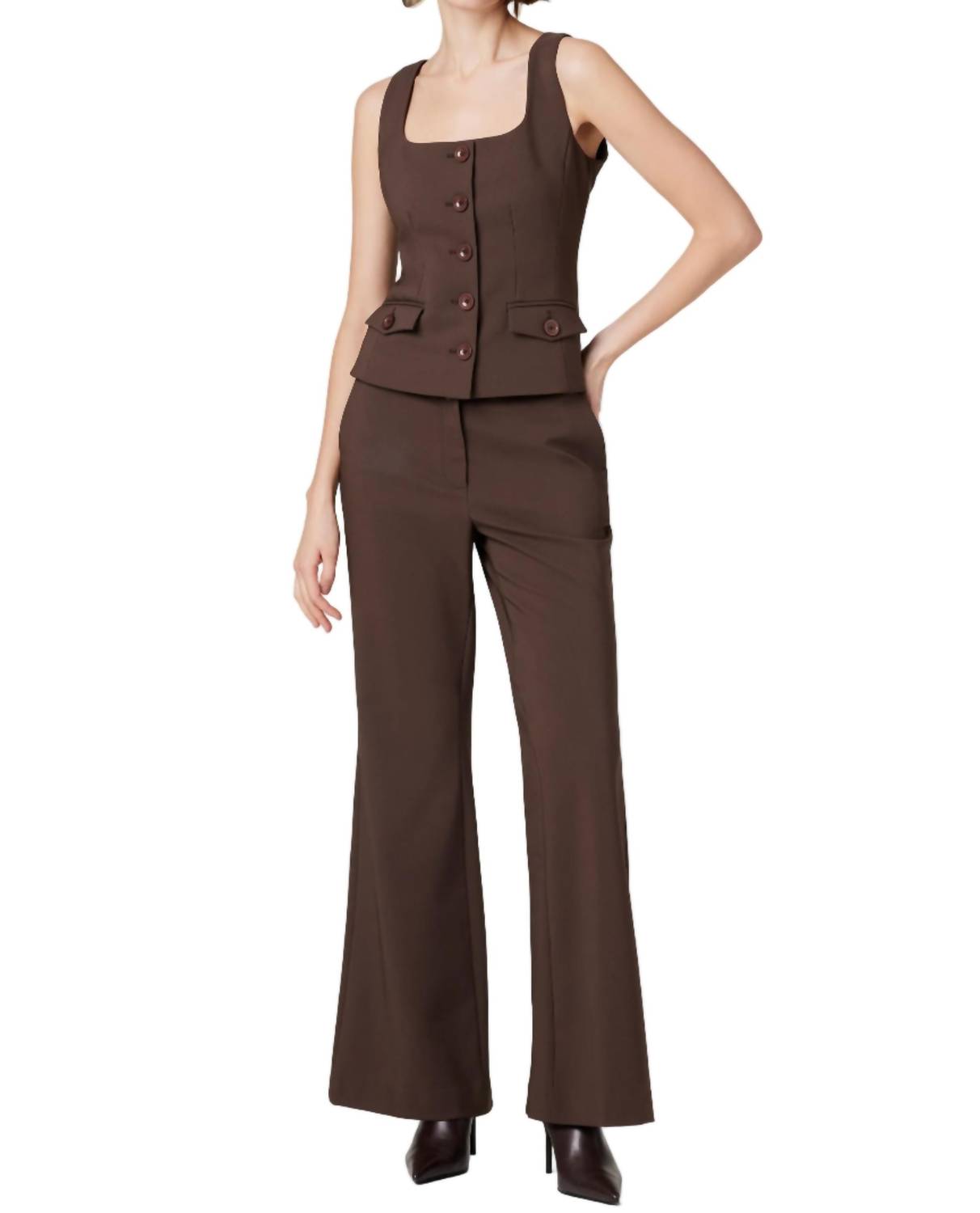 Toccin - Gaia Suiting High Waisted Pants