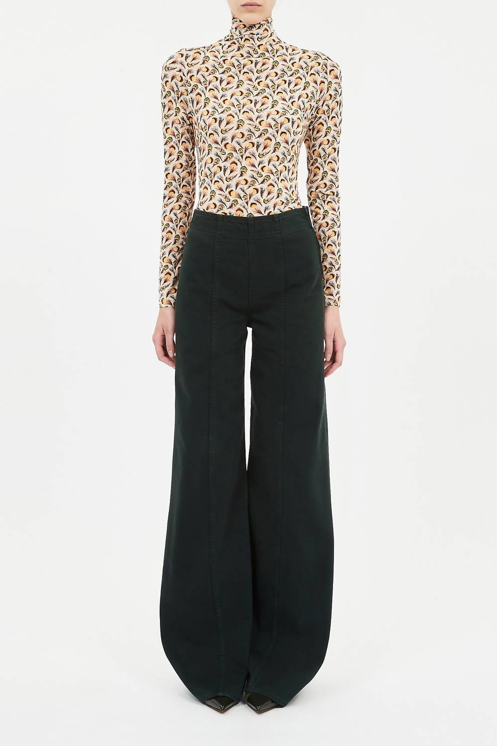Ulla Johnson - Aurelia Jersey Turtleneck Long Sleeve Top