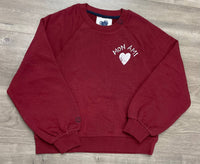 Just Madison - Women's Mon Ami With Heart Sweatshirt