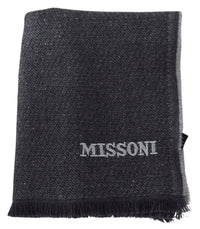 Missoni - Men's Wool Scarf With Signature Embroidery