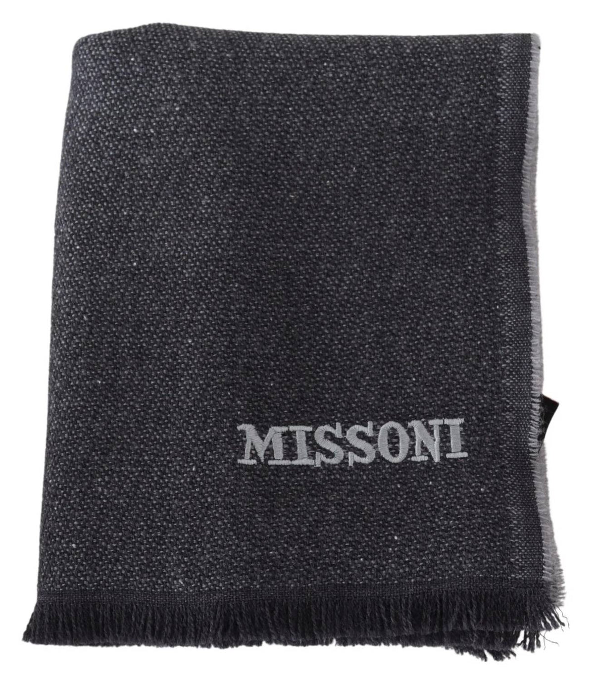 Missoni - Men's Wool Scarf With Signature Embroidery