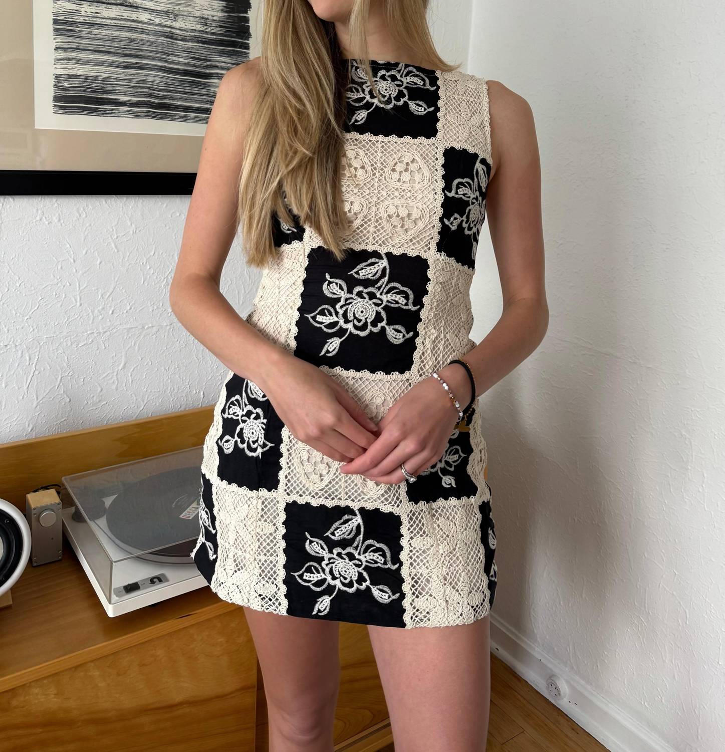 Sofie The Label - Teagan Crochet Tank Mini Dress