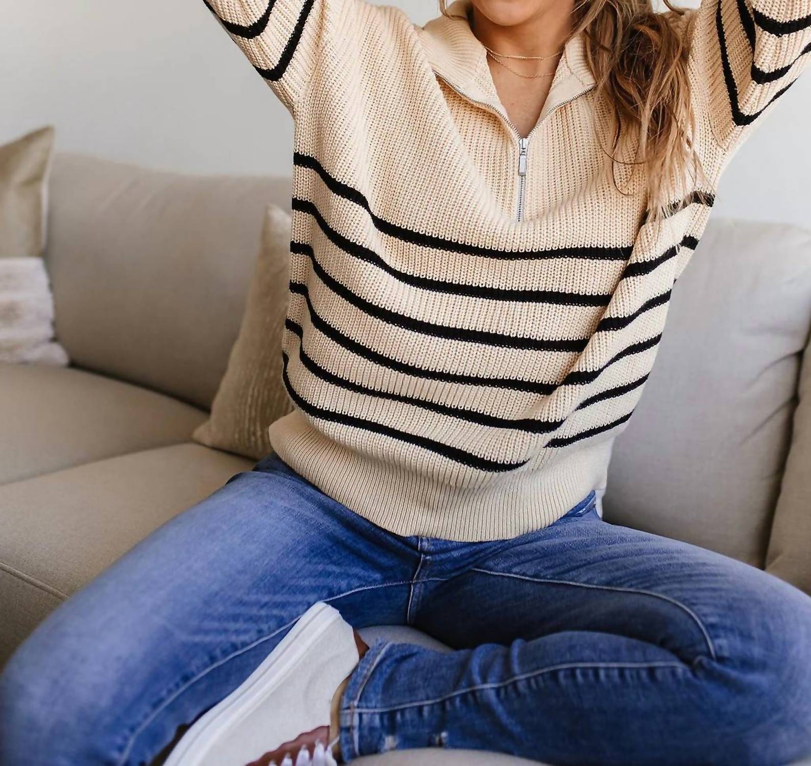 Ampersand Ave - Halfzip Sweater