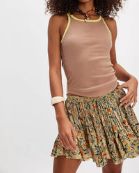 Free People - Third Charm Printed Mini Skirt