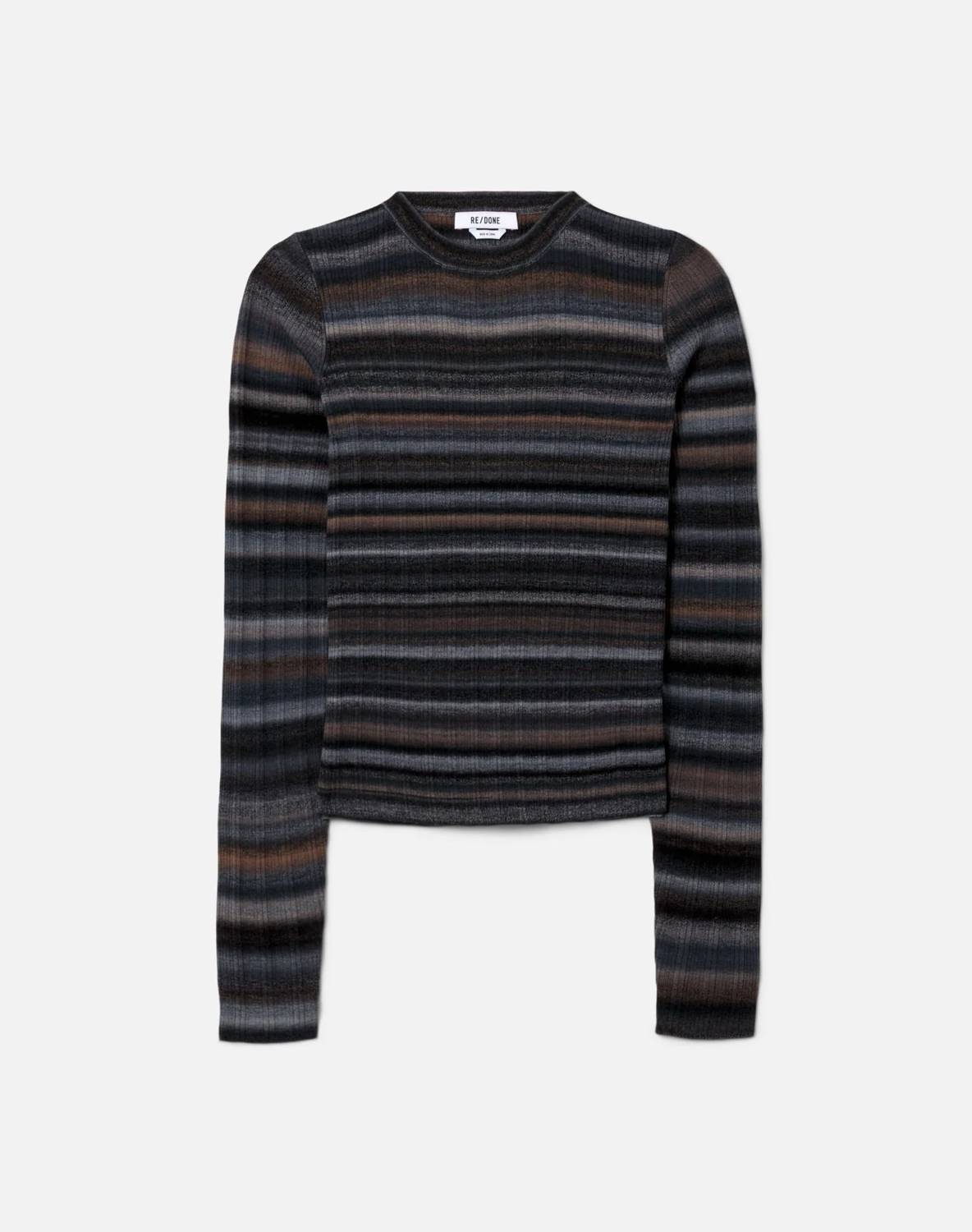 Re/Done - Women's Long Sleeve Rib Cardigan