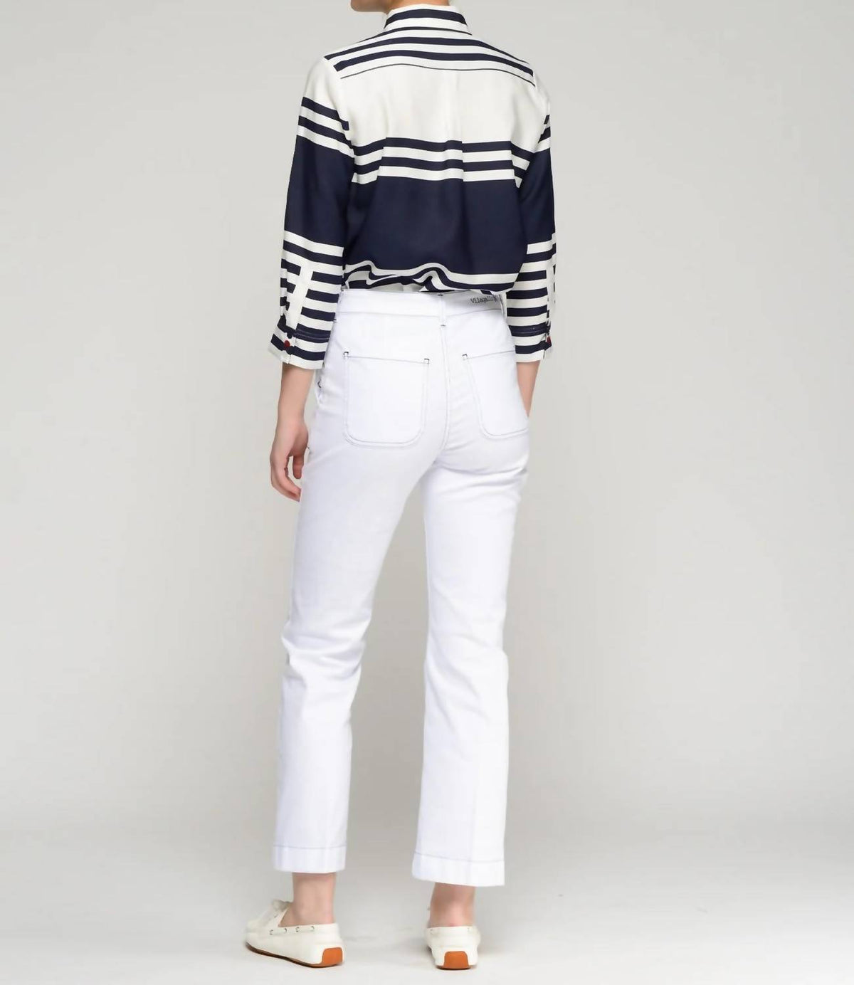 Vilagallo - Straight Trousers With Side Buttons