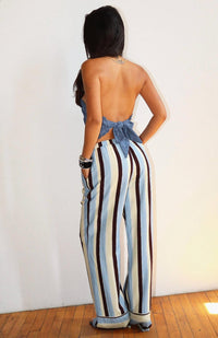 Bailey Rose - Diagonal Stripe Pants