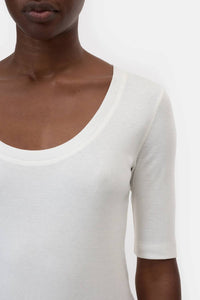 Closed - Wide Neck Short Sleeve Top
