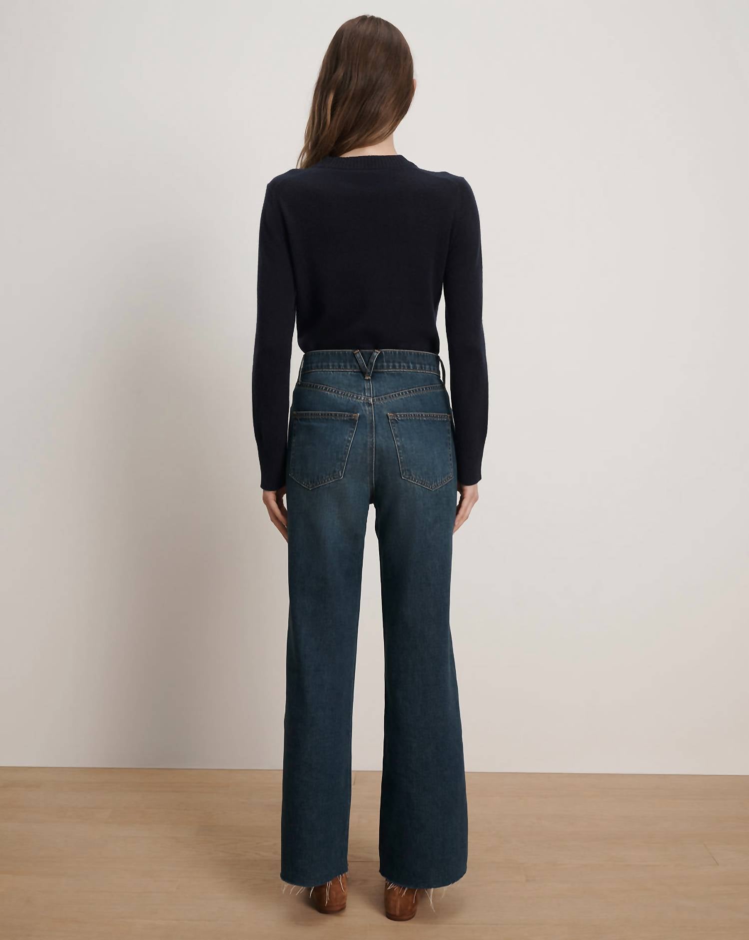 Veronica Beard - Taylor High Rise Wide Leg Jeans