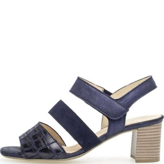 Gabor - Women Leather And Suede Strappy Heel