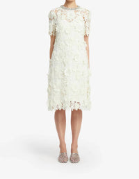 Leo Lin - Sheridan Embellished Lace Midi Dress