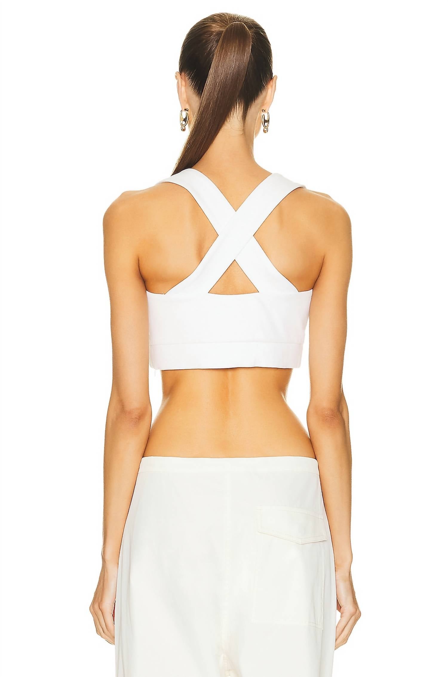 Rosetta Getty - Cross Back Bra Top