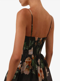 Zimmermann - Luna Corset Midi Dress