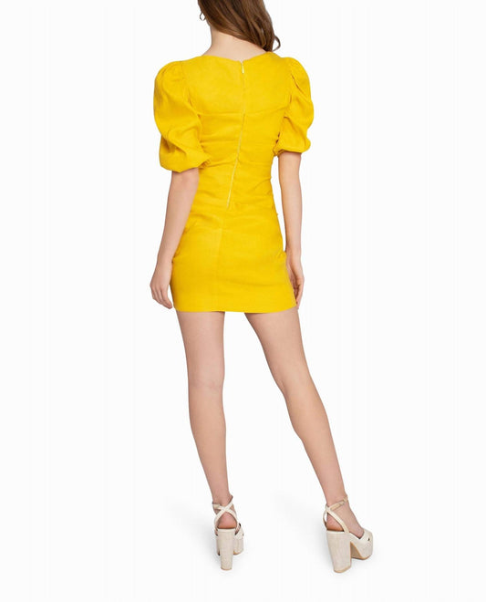 Nicole Miller - Stretch Puff Sleeve Lauren Dress