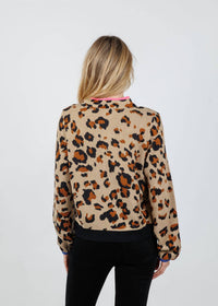 Aldo Martins - Olimpo Leopard Zip Sweater