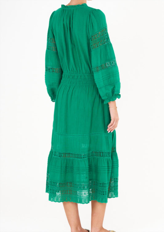 M.A.B.E. - Loretta V-neck Midi Dress