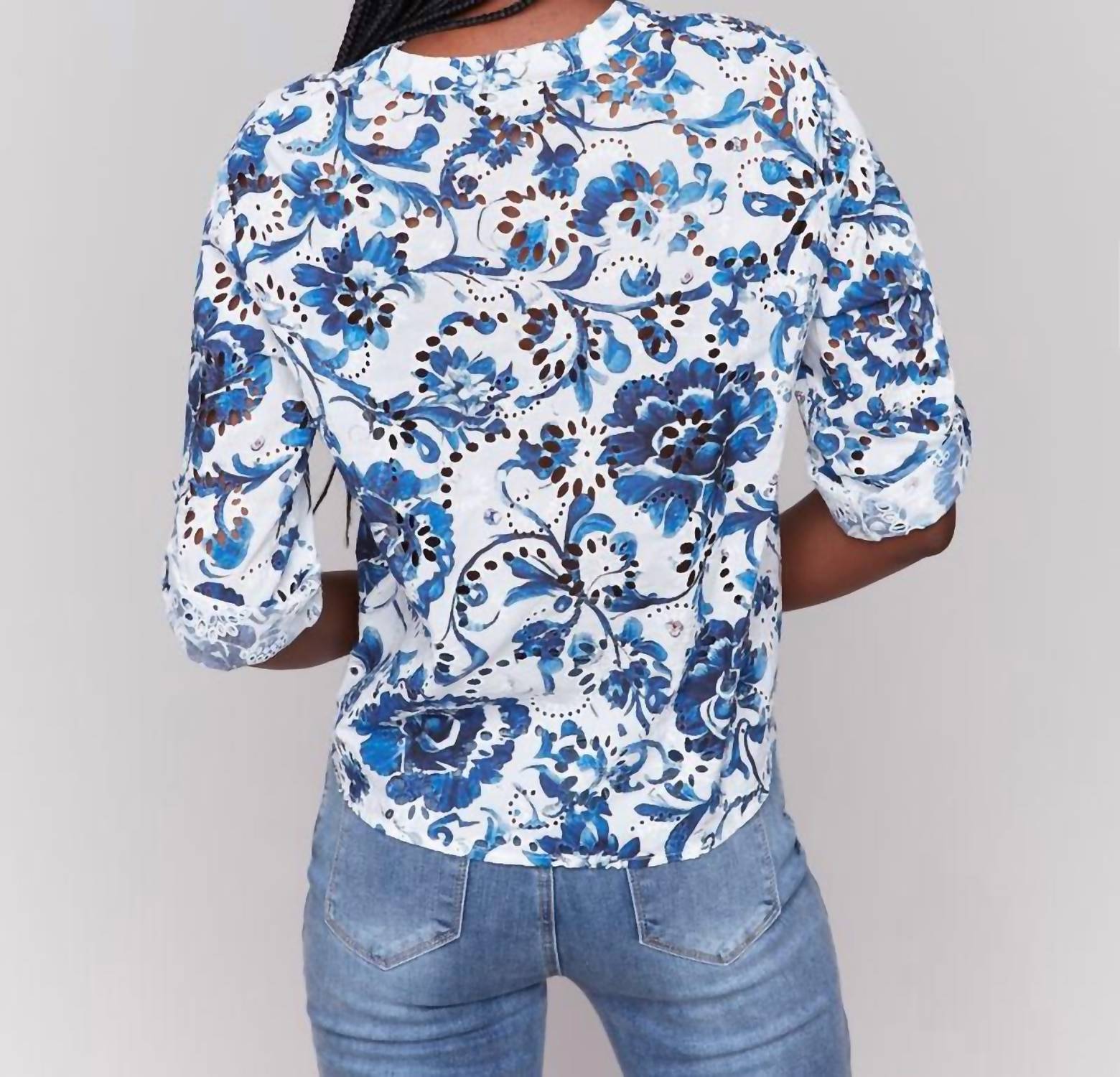 Charlie B - Eyelet Top