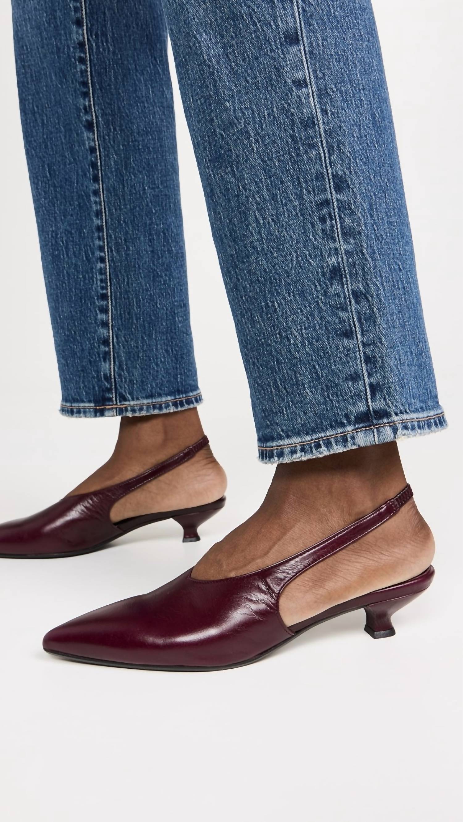 Alohas - Women's Eros Leather Mules Heels