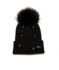 Bari Lynn - Girl's Velour Bows Winter Hat