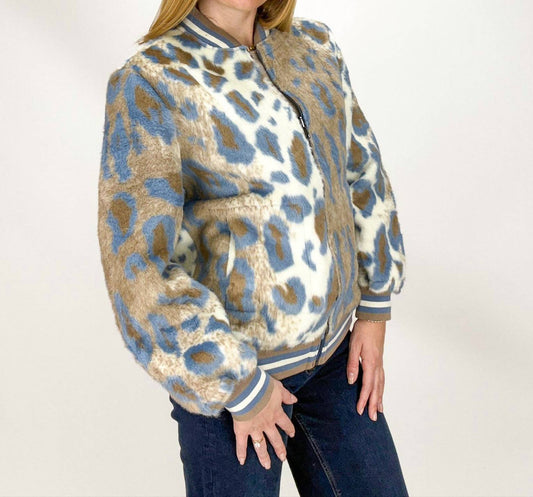 Furious Fur - Haylee Reversible Bomber Jacket