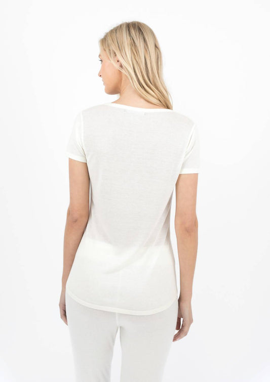 Leimere - Feather Vneck Tee