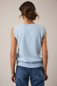 Sunday Edition - Salty Sleeveless Knit Sweater Vest