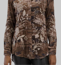 Johnny Was - Maree Velvet Oversized Shirt