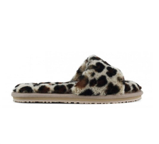 Mou - WOMEN'S FUZZY SLIDE SLIPPERS