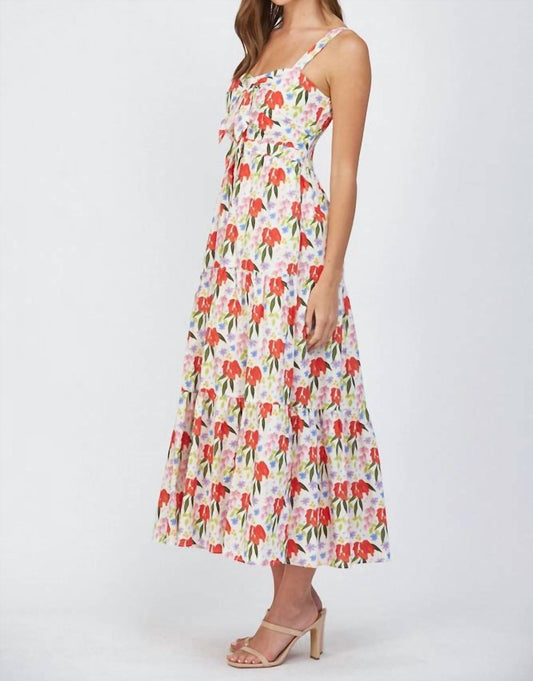 Fate - Adjustable Floral Maxi Dress