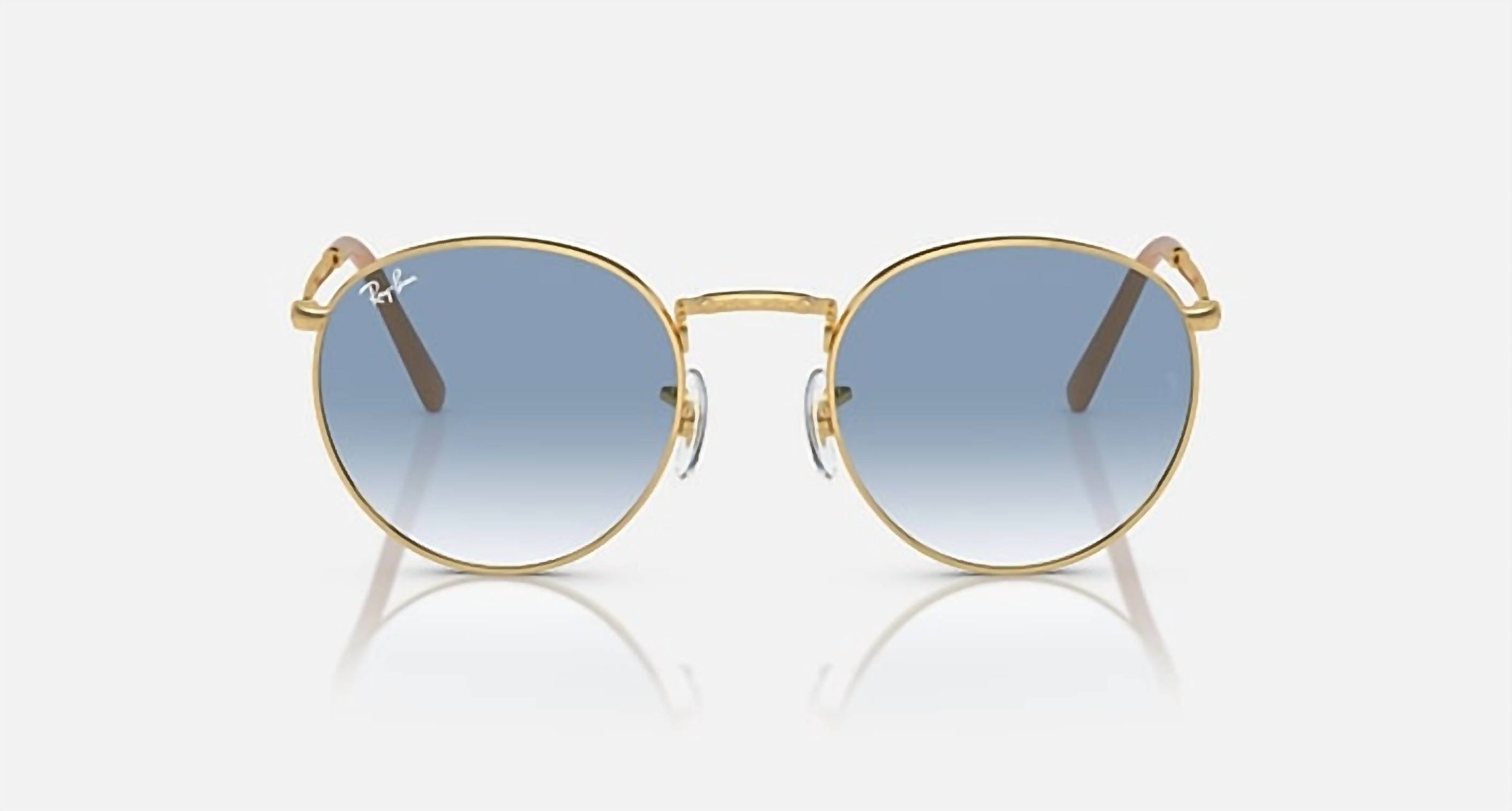 Ray Ban - New Round Medium Non Polarized Sunglasses Rb3637 001/3f
