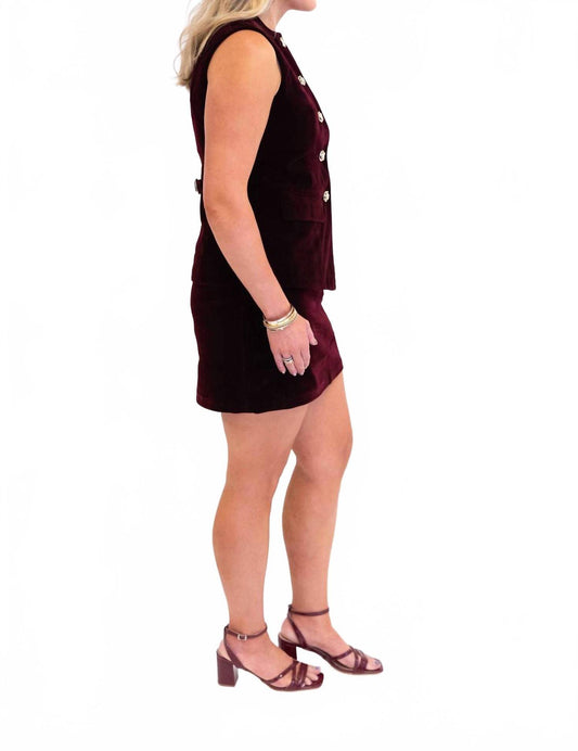 Moon River - Sleeveless Front Button Vest