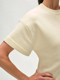 White + Warren - Superfine Organic Cotton Waisted Dress