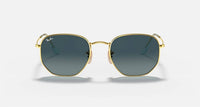 Ray Ban - Hexagonal Flat Lens Medium Non Polarized Sunglasses Rb3548n 91233m