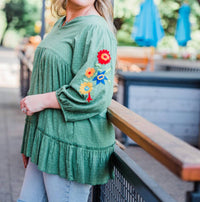 Layerz Clothing - Colette Peplum Top