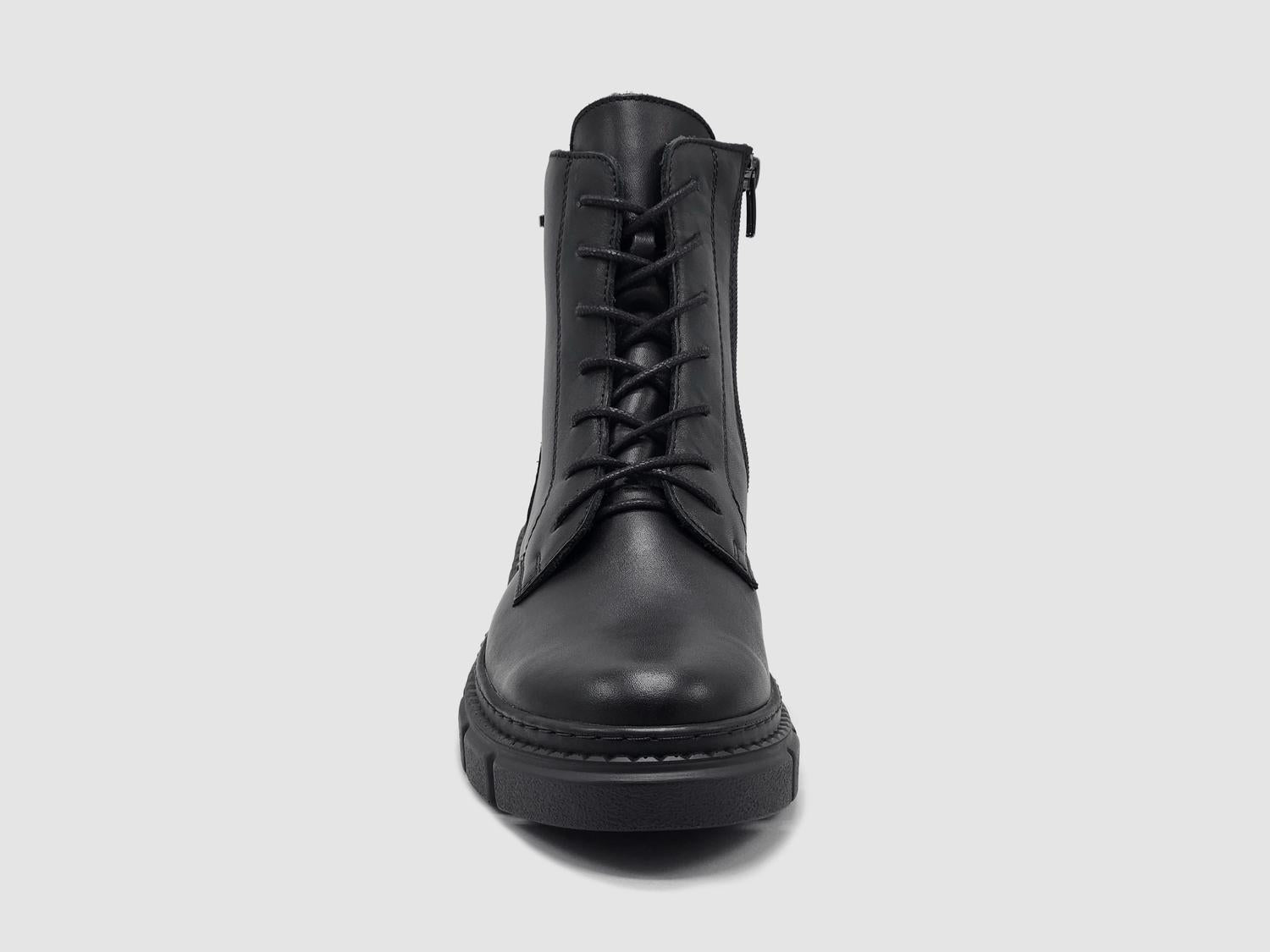 Helios - Women's Hebe Fur-lined Zip-up Leather Boots