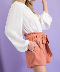 Ee:Some - Tie Waist Shorts