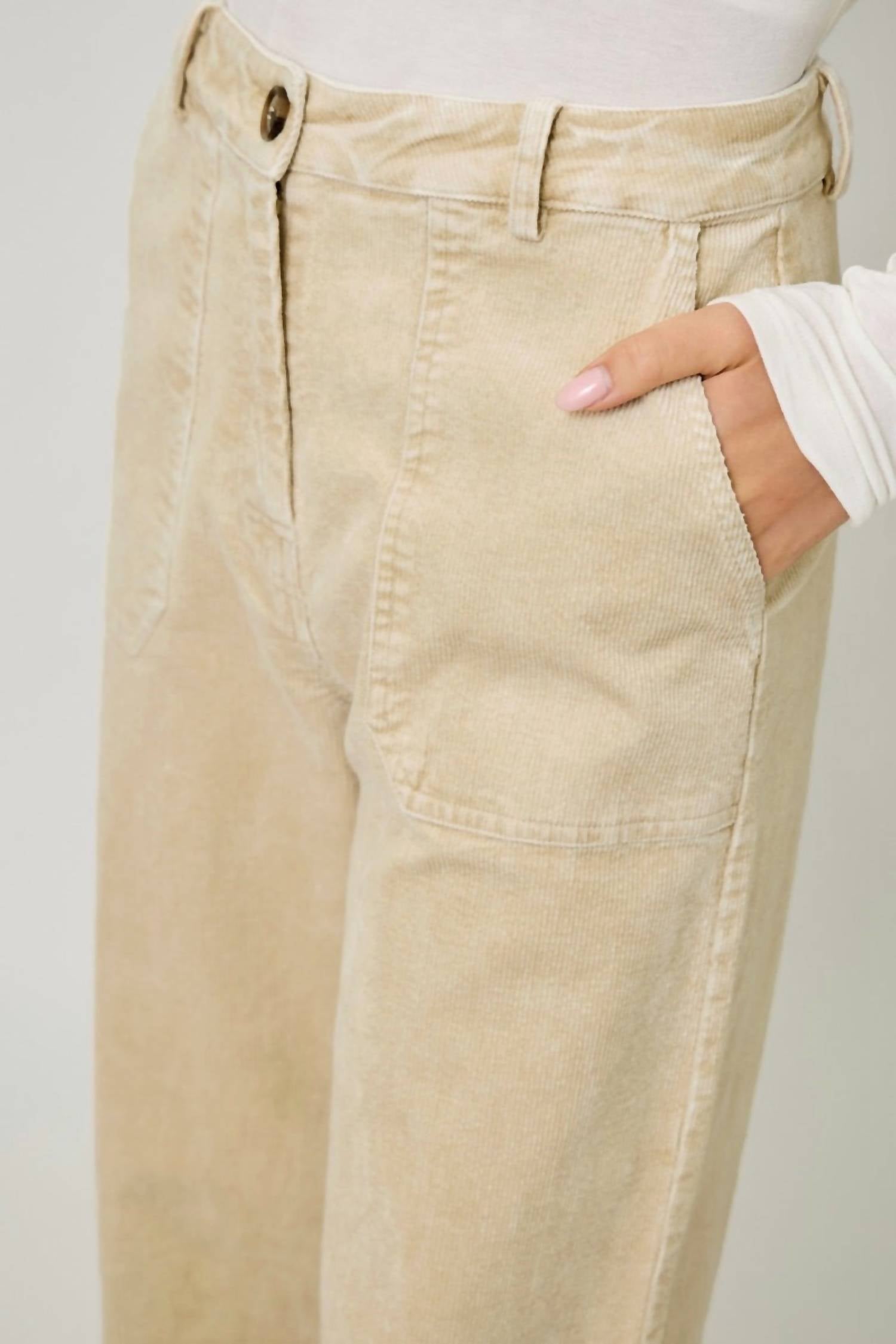 Mystree - Washed Cord Pants