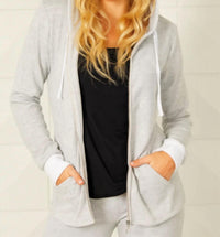 French Kyss - Detail Zip Up Hoodie