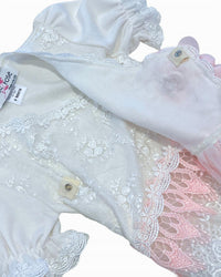 Katie Rose - Girl's Aria 2-Piece Lace With Flower Set