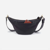 HOBO Women's Carmen Sling Bag in black - women's bag - detail view