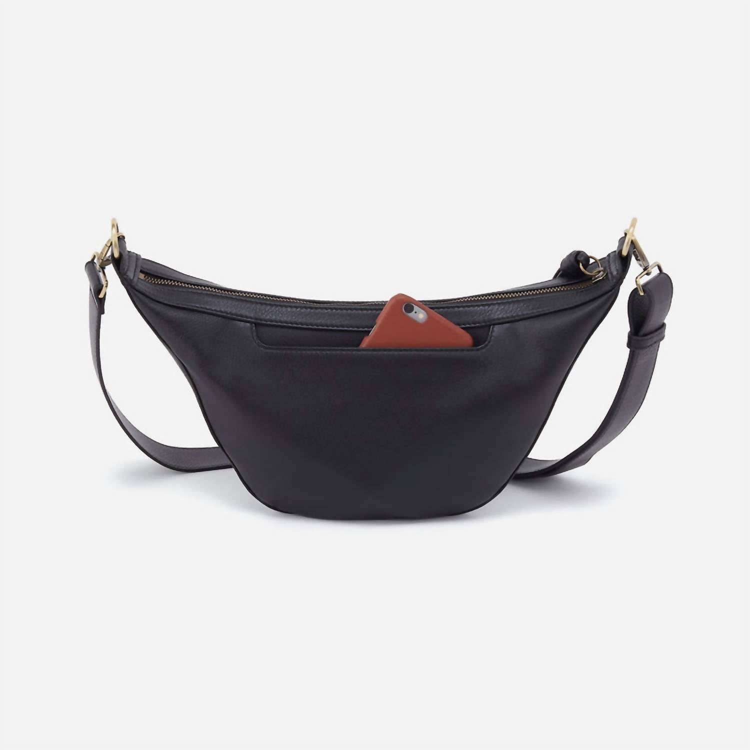 HOBO Women's Carmen Sling Bag in black - women's bag - detail view