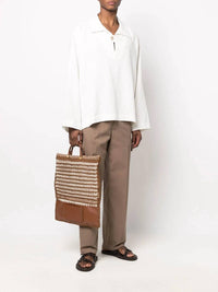 Valentino Garavani - Men's Identity Woven Tote Bag
