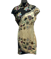 Roberto Cavalli - Women's Silk Dress With Metallic Thread And Hook And Eye Closure